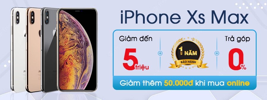Sắm iPhone Xs Max Giảm Sốc Đến 5.000.000đ.