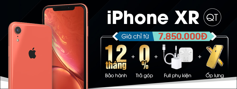 iPhone XR Quốc Tế Giá Chỉ Từ 7.850.000đ.