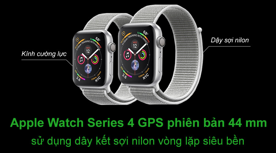 Apple Watch Series 4 GPS, 44mm - Sport Loop - Hình 1