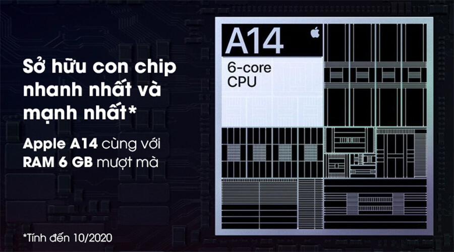 Sở hữu con chip nhanh và mạnh nhất thế giới smartphone | iPhone 12 Pro 256GB.